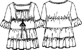 Выкройки платьев: мини платье