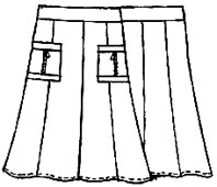 бесплатные выкройки юбок: юбка восьмиклинка