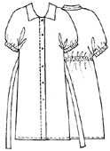 Выкройка платья: пляжное платье-халат
